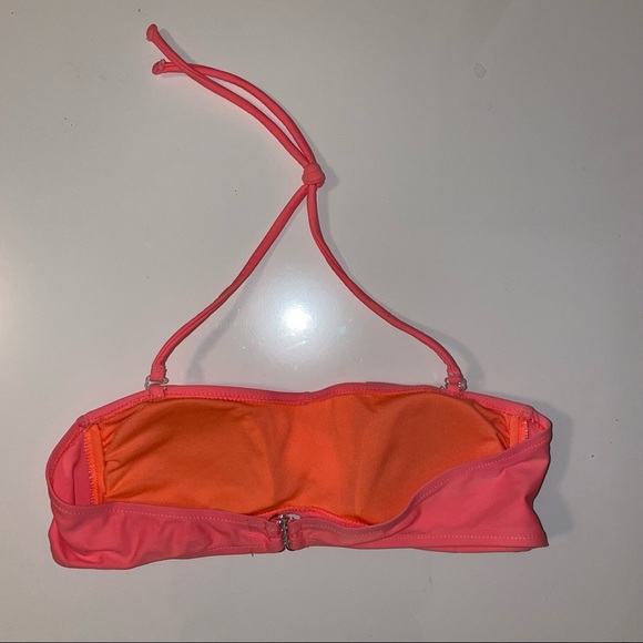 Coral Bandeau Swim Top - Picture 2 of 2